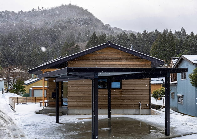 糸魚川杉の平屋の家